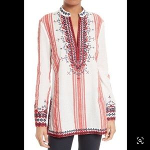 Tory Burch Embroidered Tunic - Boho and Earthy